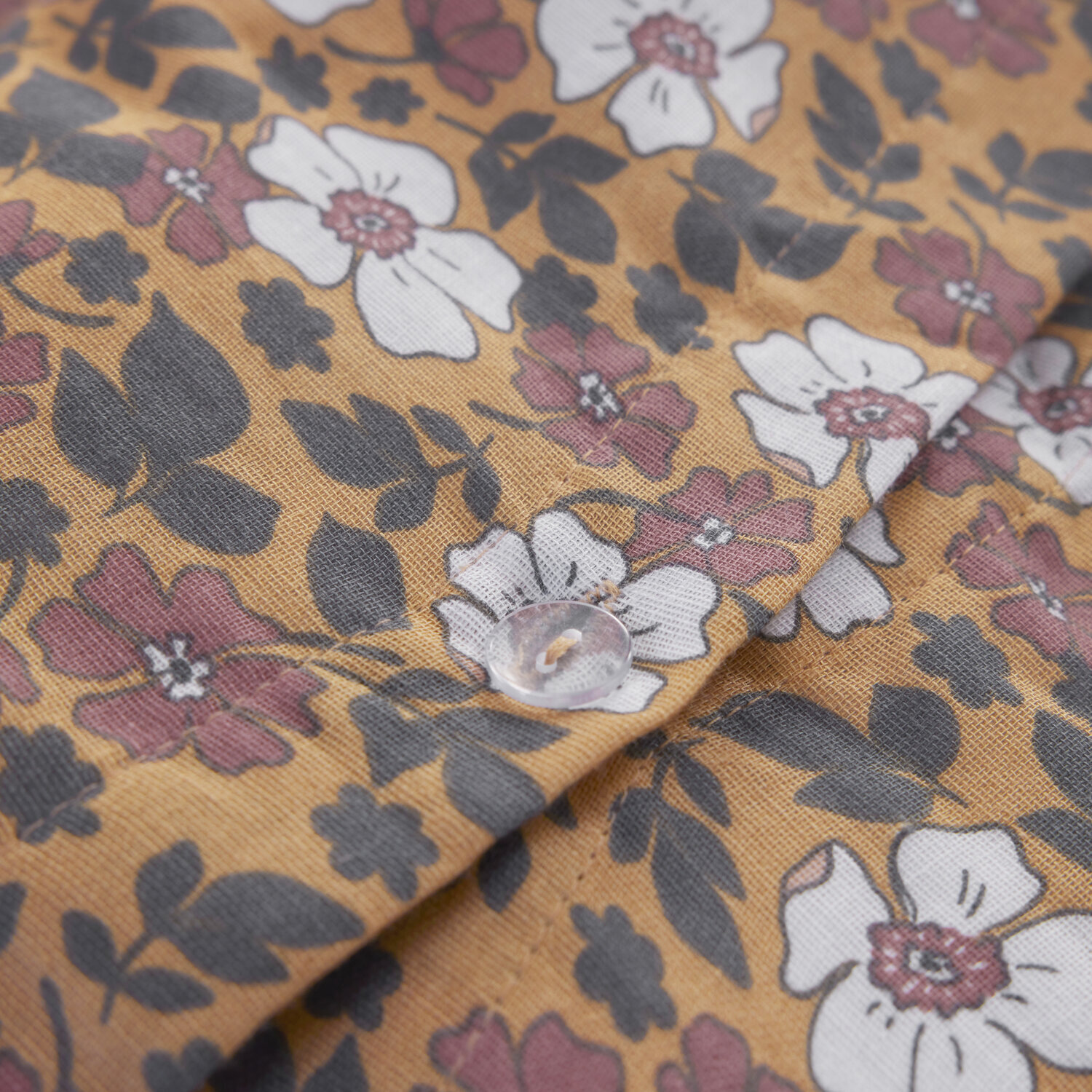Parure housse de couette imprimé 100% gaze de coton - verone