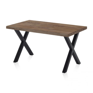 Mesa de comedor X-Loft 140 Roble boreal – Negro