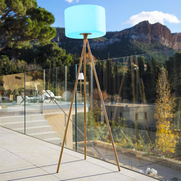 Lampadaire sans fil TAMBOURY RGB H150CM