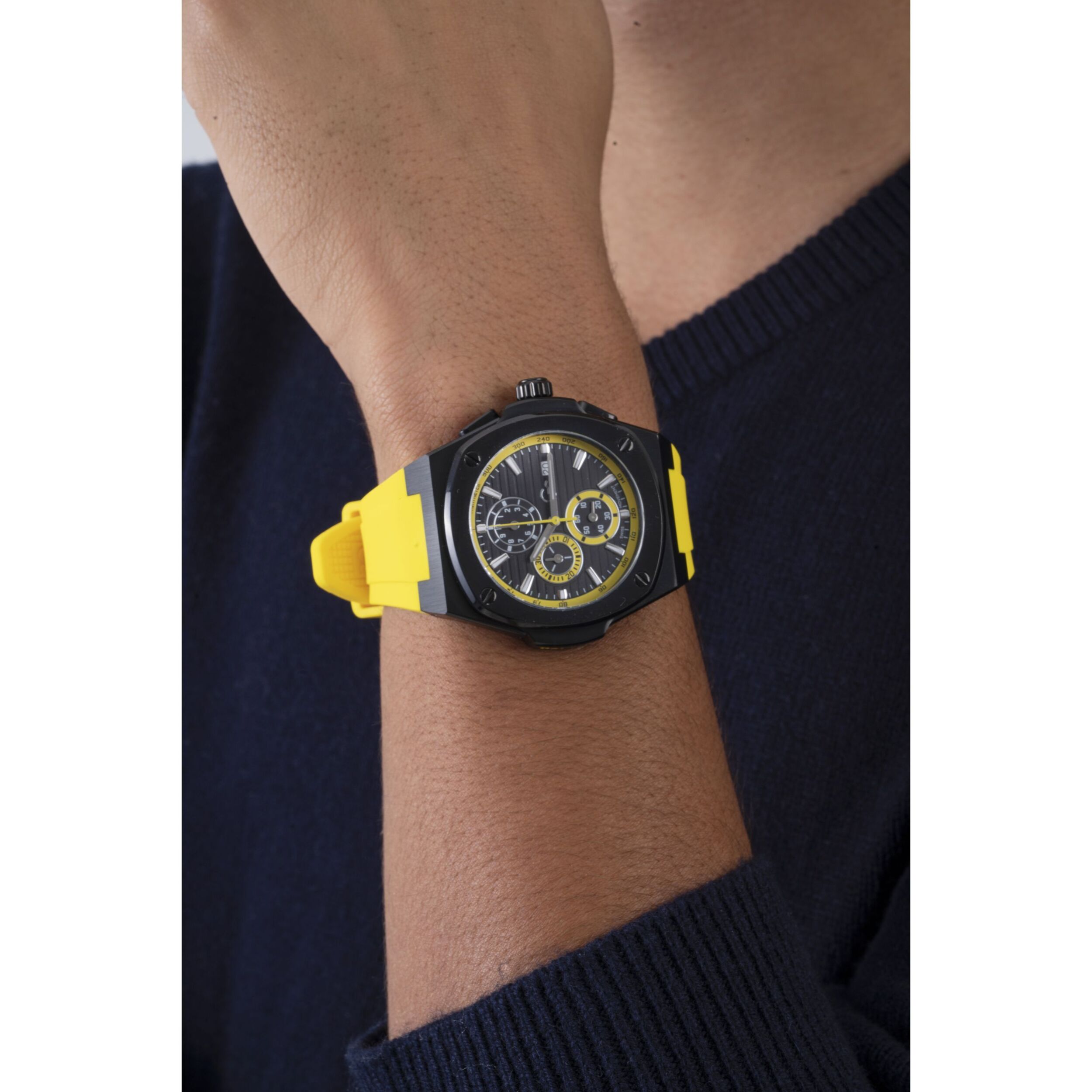 Gc Orologio Cronografo Al Quarzo Gc Coussin Shape Racing