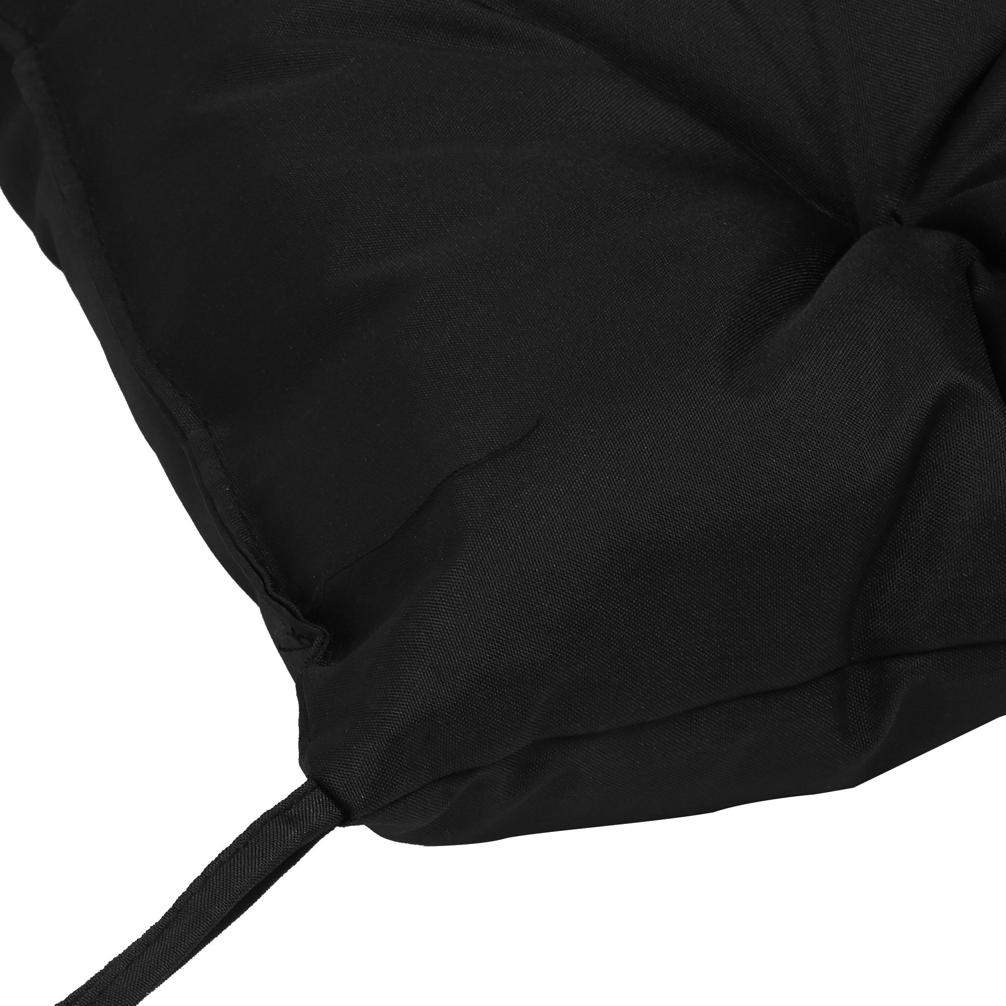 Cojín para Banco con Respaldo Cojín de Palet de 2 Plazas Cojín de Columpio Cojín de Jardín con 6 Cordones de Fijación 100x98x8 cm Negro