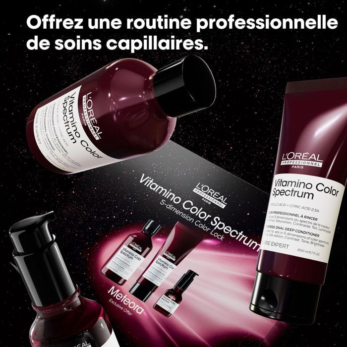 Serie Expert Vitamino Color Spectrum - Coffret Shampooing 300 ml + Soin 200 ml + Sérum 50 ml