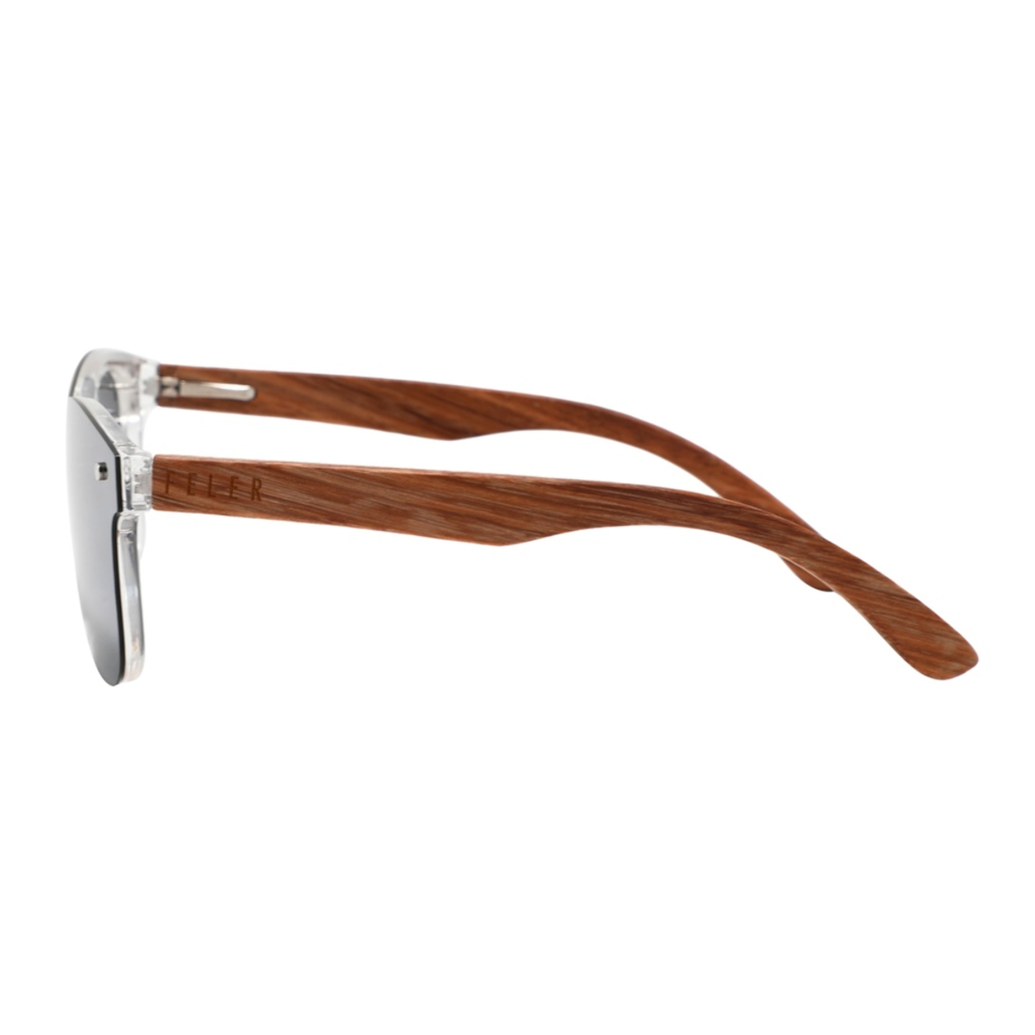 Gafas de Sol Feler 1504M-2 Polarizadas de Madera Unisex 55 mm