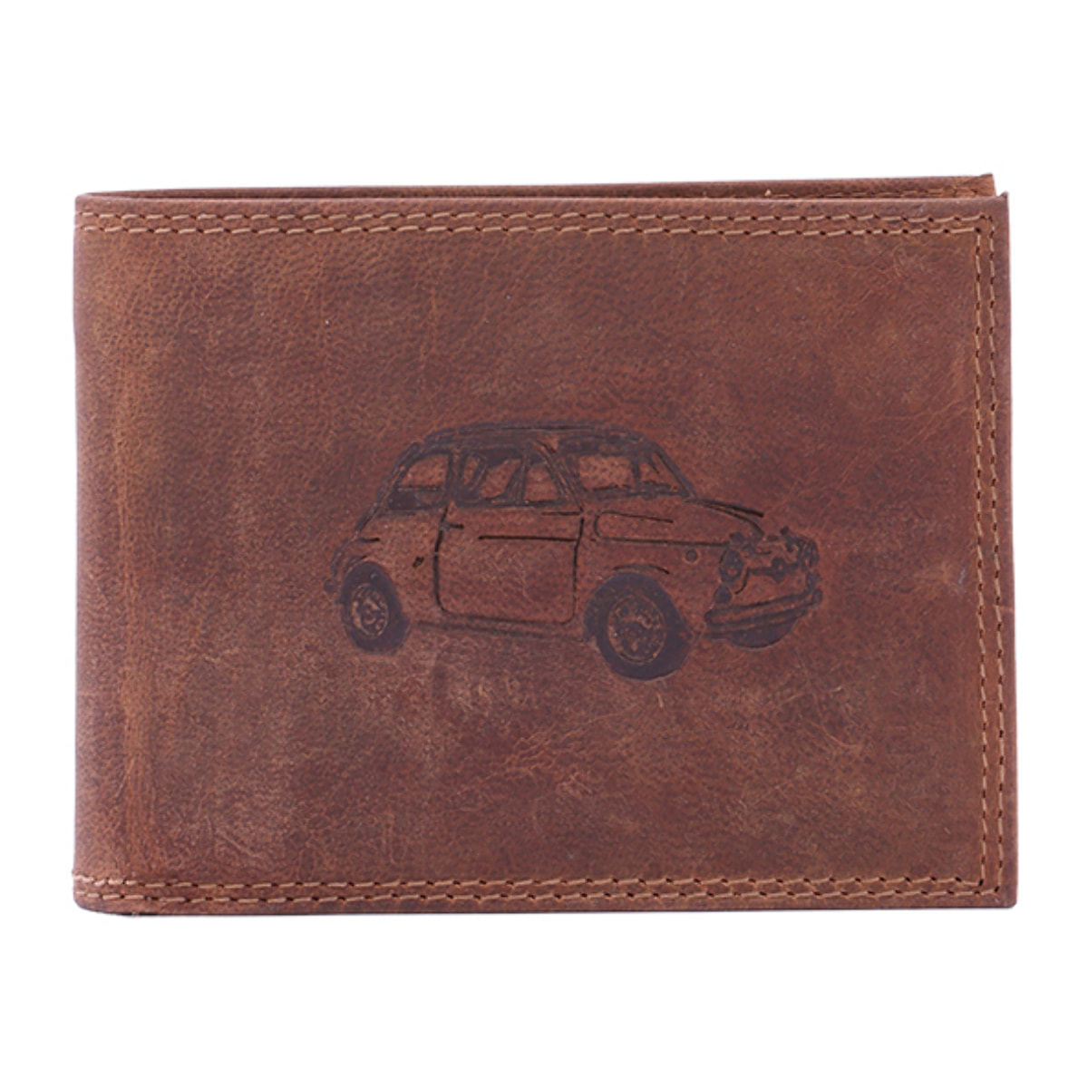 Portafoglio  da uomo In Vera pelle Made in Italy 9,5x12,5x2,5 cm