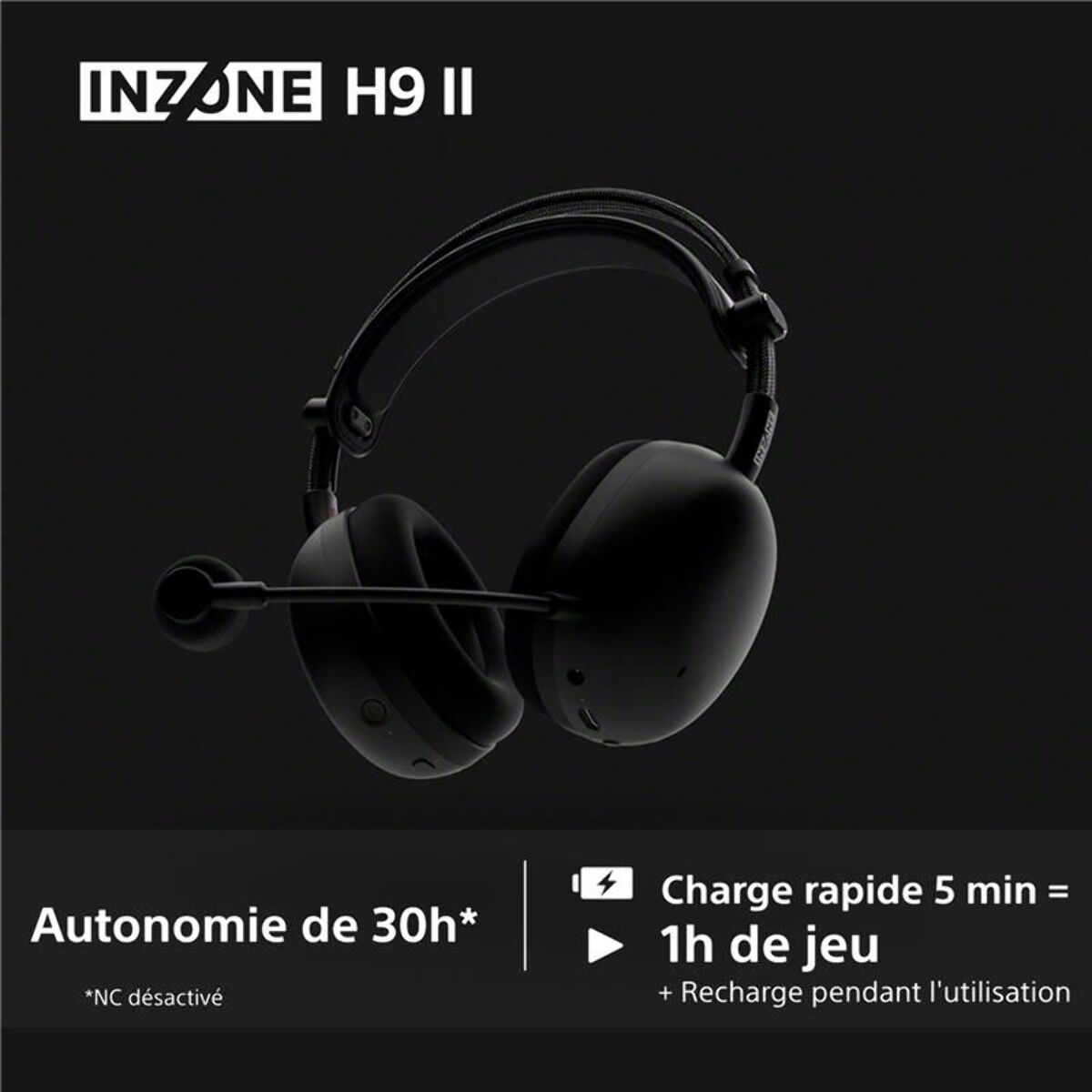 Casque gamer SONY INZONE H9 II Noir