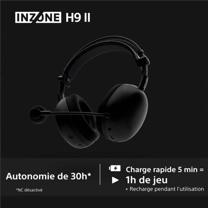 Casque gamer SONY INZONE H9 II Noir