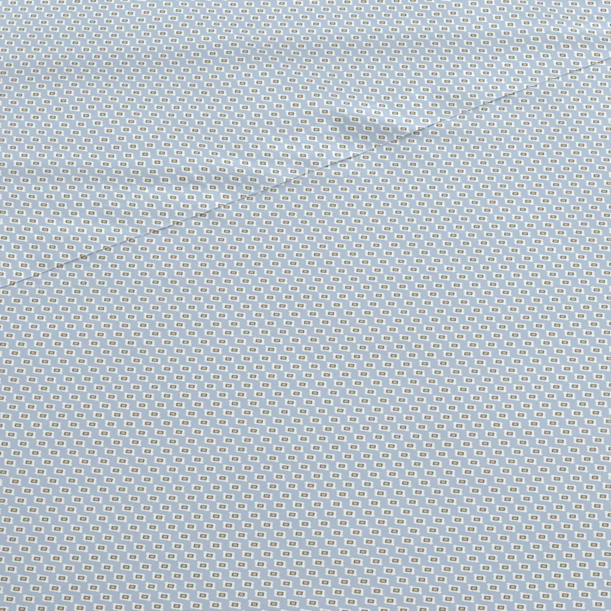 Set di lenzuola in cotone 100% sassy blu indigo
