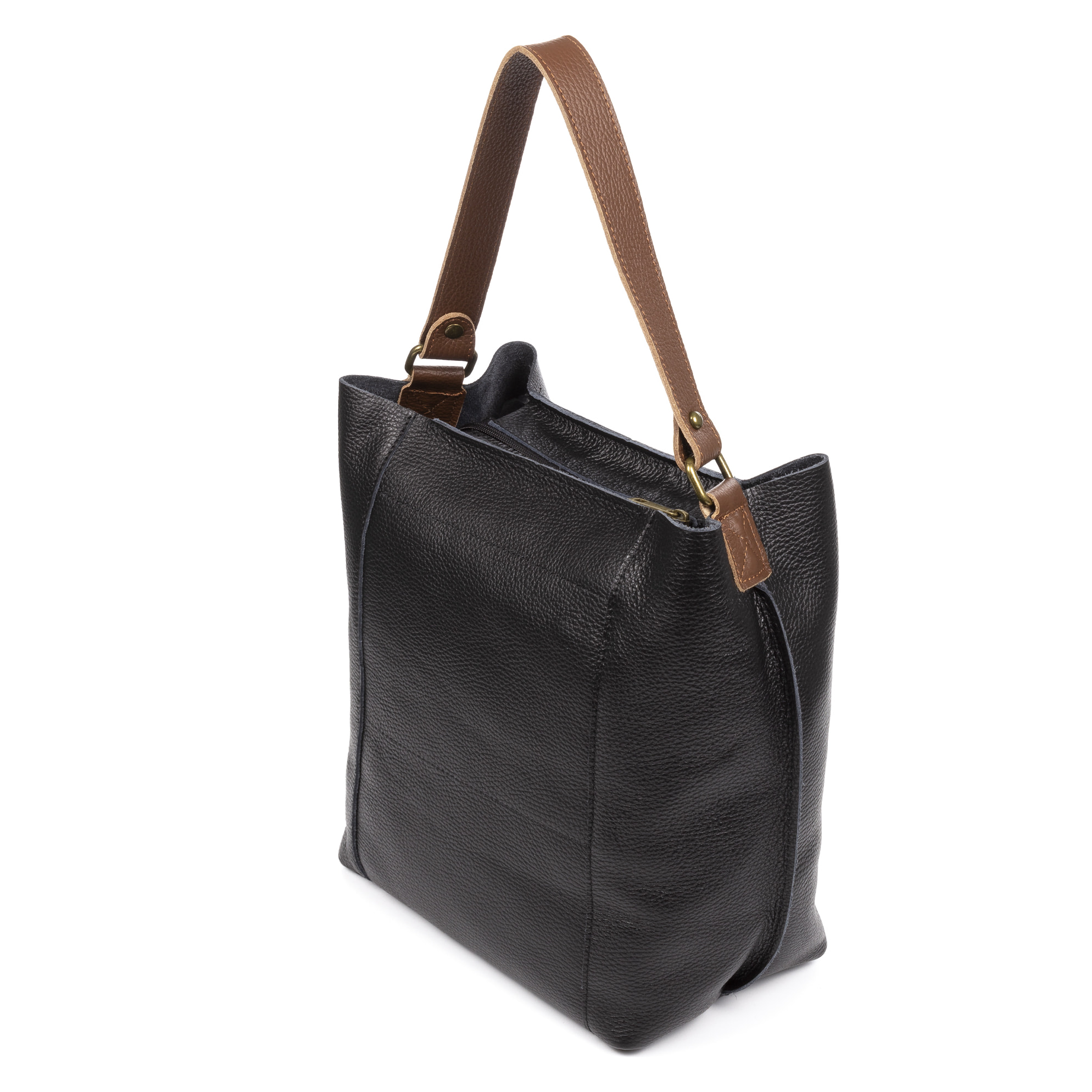 Alia borsa a spalla donna. Pelle autentica Dollaro.