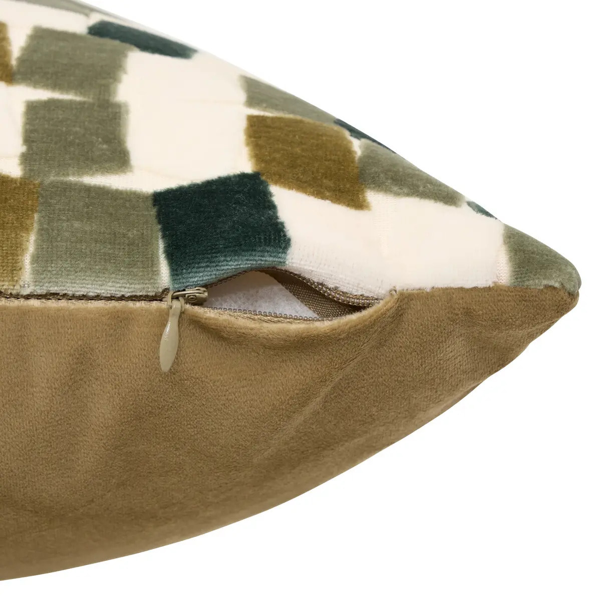 Coussin Mosai carré 53x53cm vert