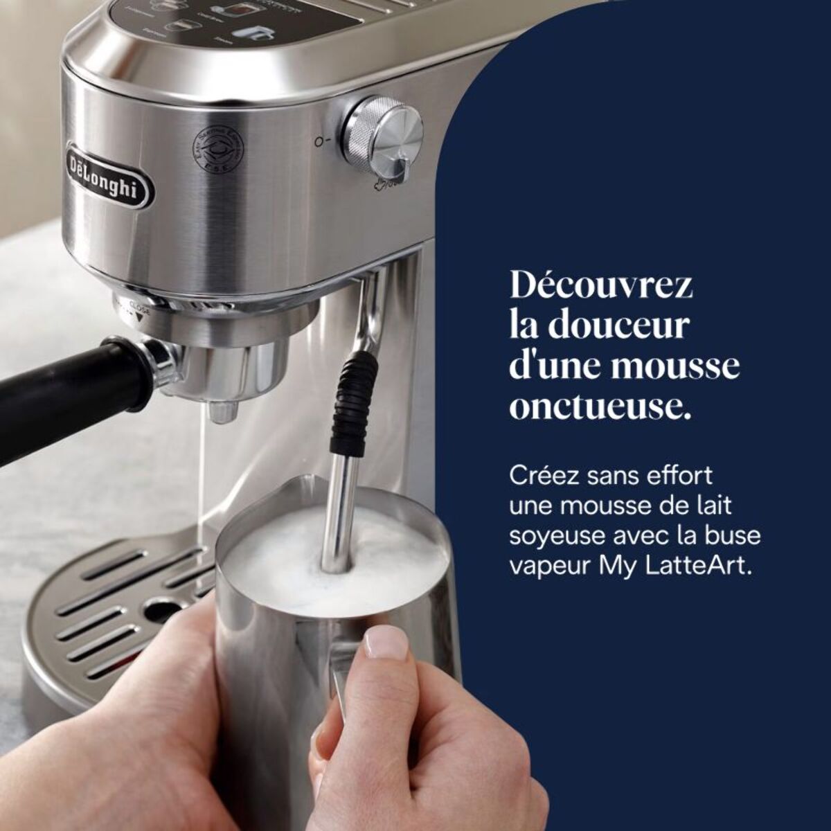 Machine à expresso DELONGHI Dedica Duo EC890.M - Metal
