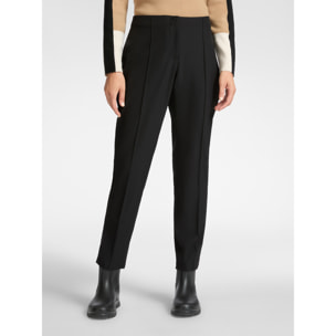 Elena Mirò - Pantaloni slim in tessuto tecnico - Nero