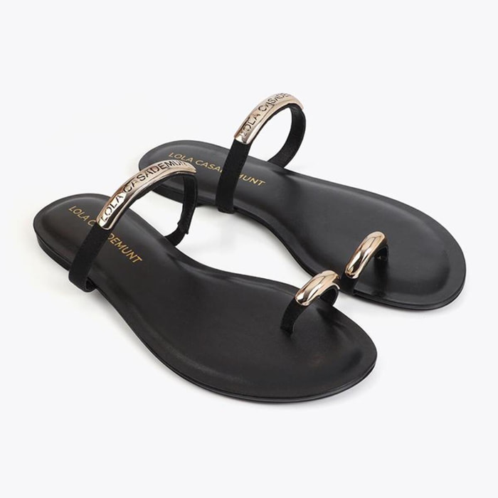 Scarpa bassa in tessuto grosgrain con inserto logo