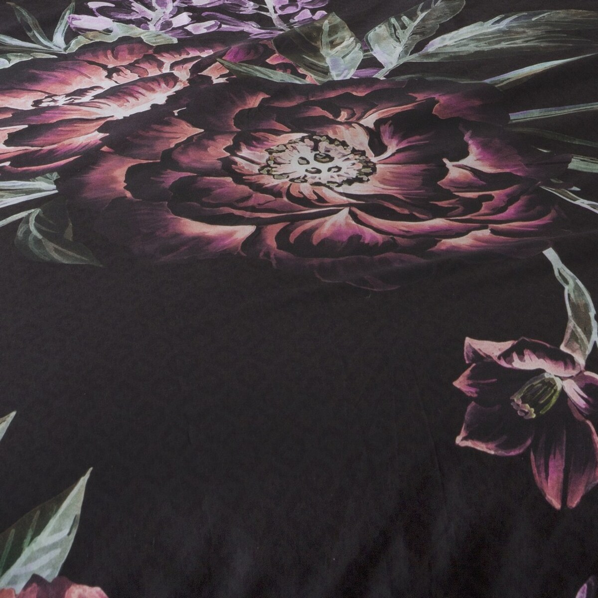 Housse de couette adaya noir