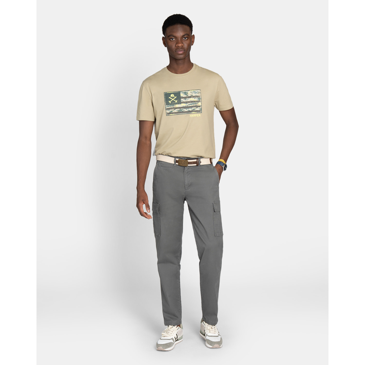 PANTALON CARGO TWILL