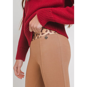 Leggings camel de niña