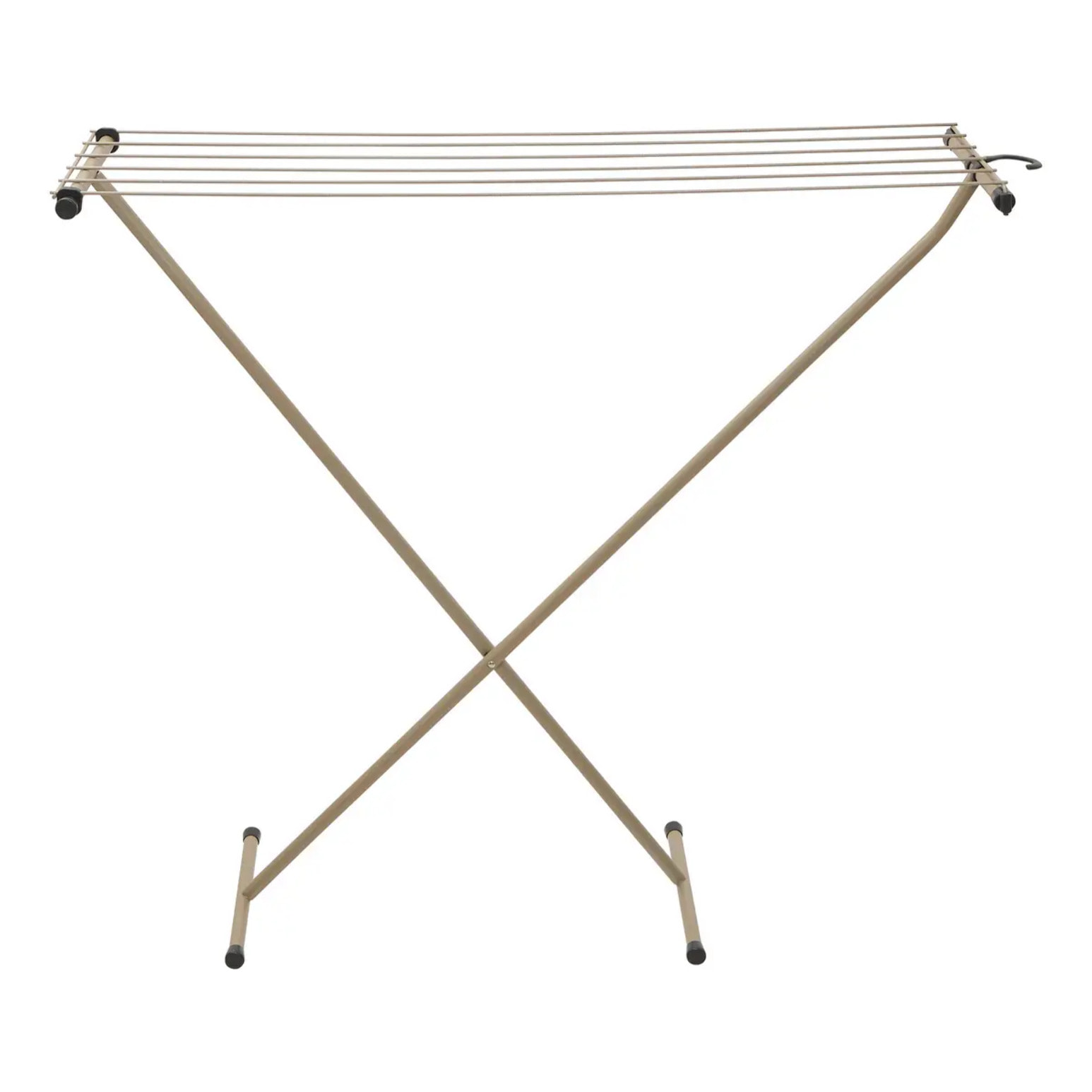 Étendoir à linge accrochable Sahana pont 6 m pliable beige
