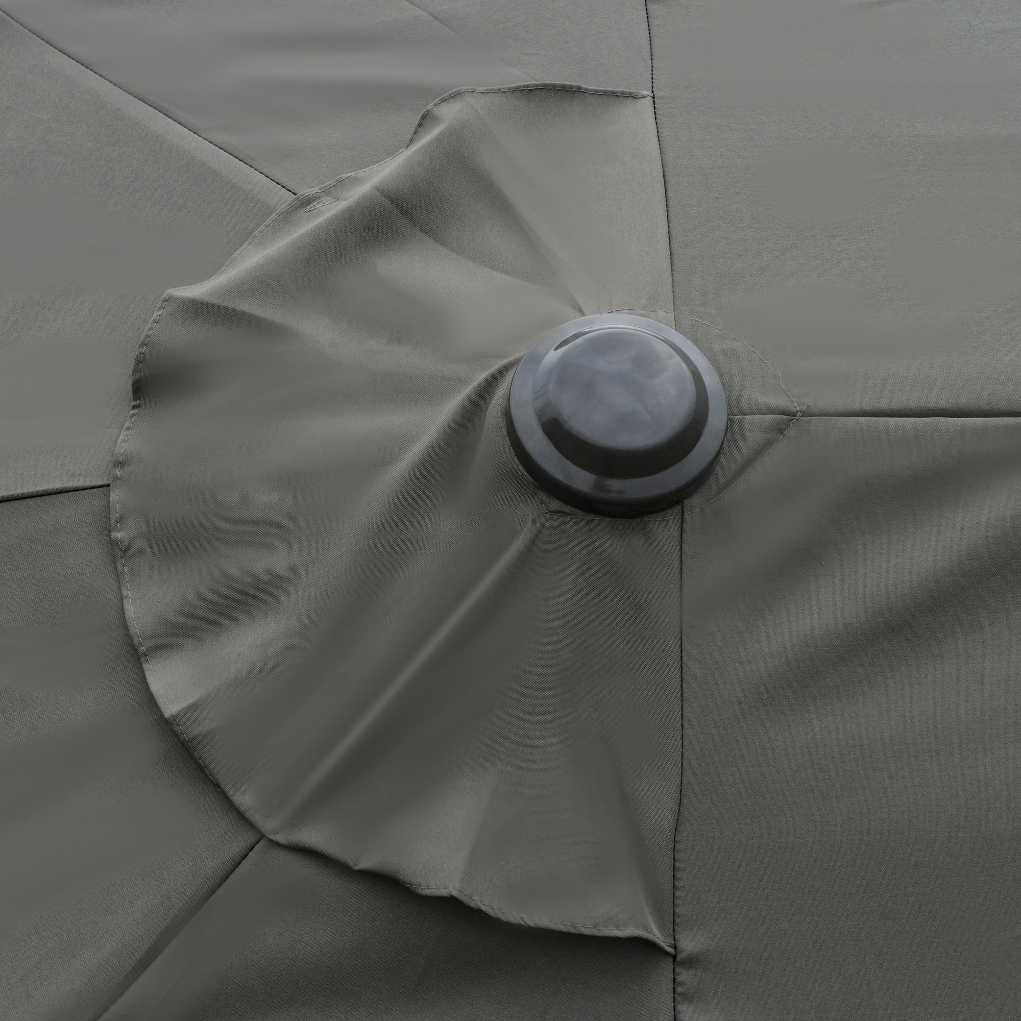 Parasol de jardin XXL pied contrepoids inclus acier polyester haute densité