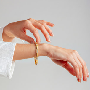 Pulsera Salbar acabado oro amarillo 18k