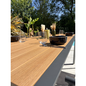 TONGA - Ensemble repas de jardin 4 à 6 places en alu