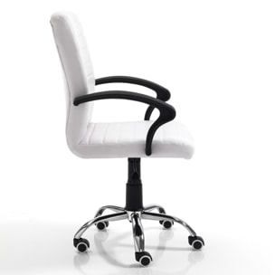 Tomasucci fauteuil de bureau PANY HIGH WHITE Blanc