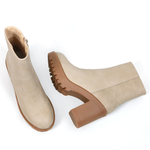 STIVALETTO TACCO PARA CHOCOLA' BEIGE