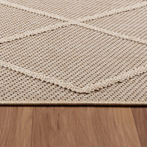PATARA - Tapis intérieur/extérieur motif oriental beige - PAT4955BEI