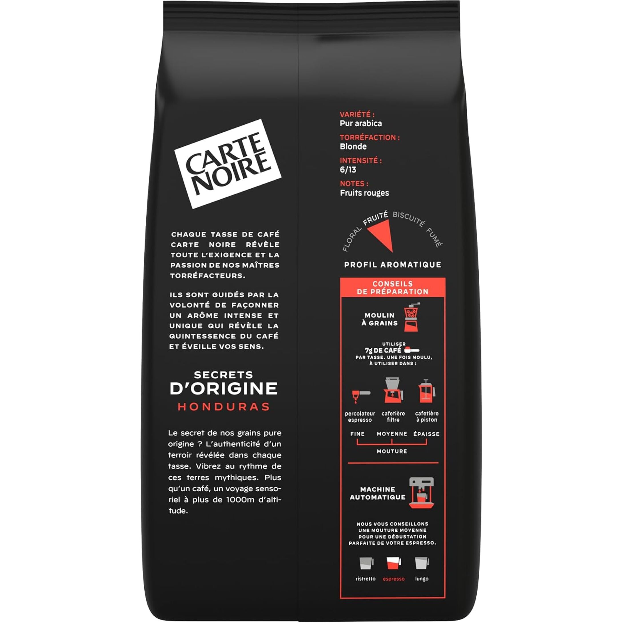 Café Grains Honduras Bio 900G
