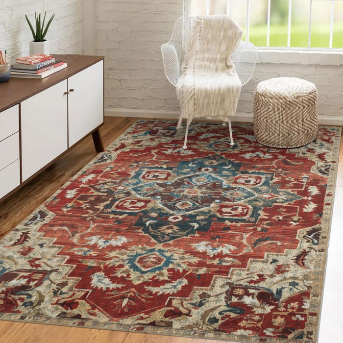 Tapis orient tissé motif classique KOBU