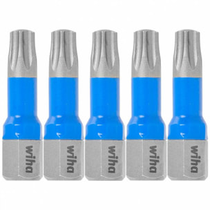 Boîte de 5 embouts T Philips - PH1 x 50 mm - WIHA - 41637