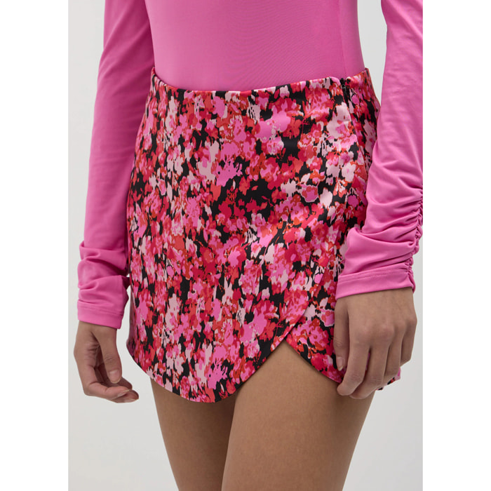 Gonna pantalone a fiori