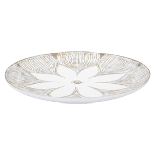 PIATTO S/TASCHE RESINA ATENE CM Ø 35,5X4,4