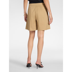 Elena Mirò - Bermudas chinos de gabardina - Beige