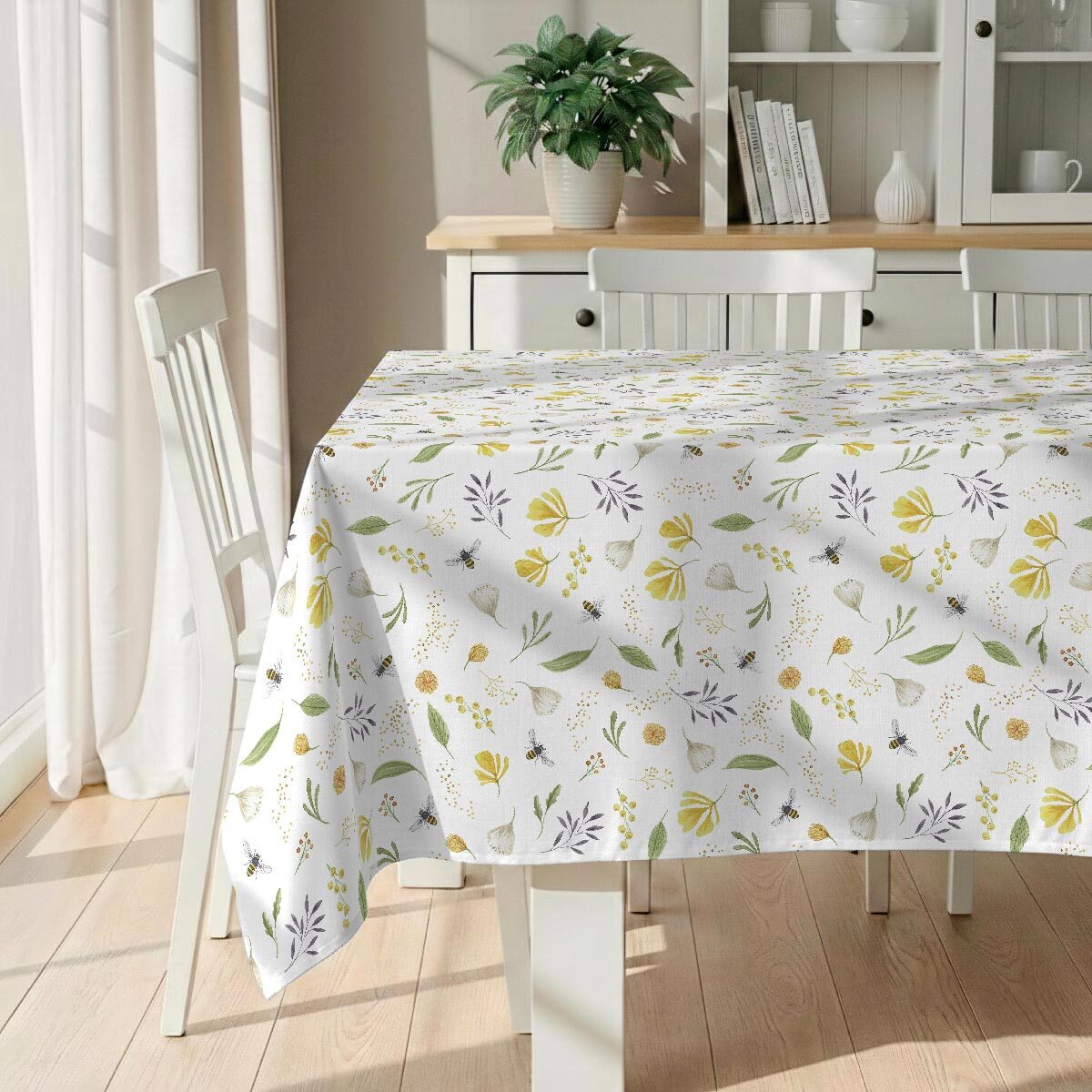 Mantel antimanchas Honeybee - 100% algodón -