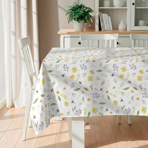 Mantel antimanchas Honeybee - 100% algodón -