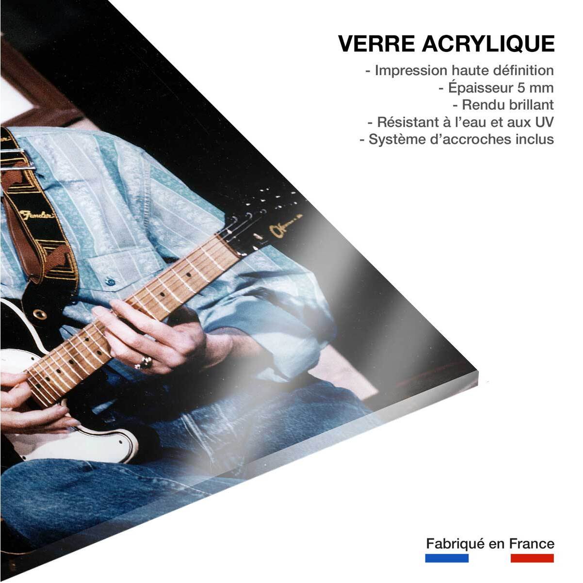 Tableau francis cabrel dans les années 80  Tableau plexiglas