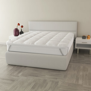 TOPPER ONE TRAPUNTATO CON ELASTICI