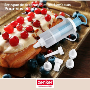 Seringue de pâtisserie et 6 embouts Zenker Sweet Sensation