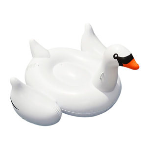 Materasso gonfiabile a forma di cigno. 150x150 cm.
