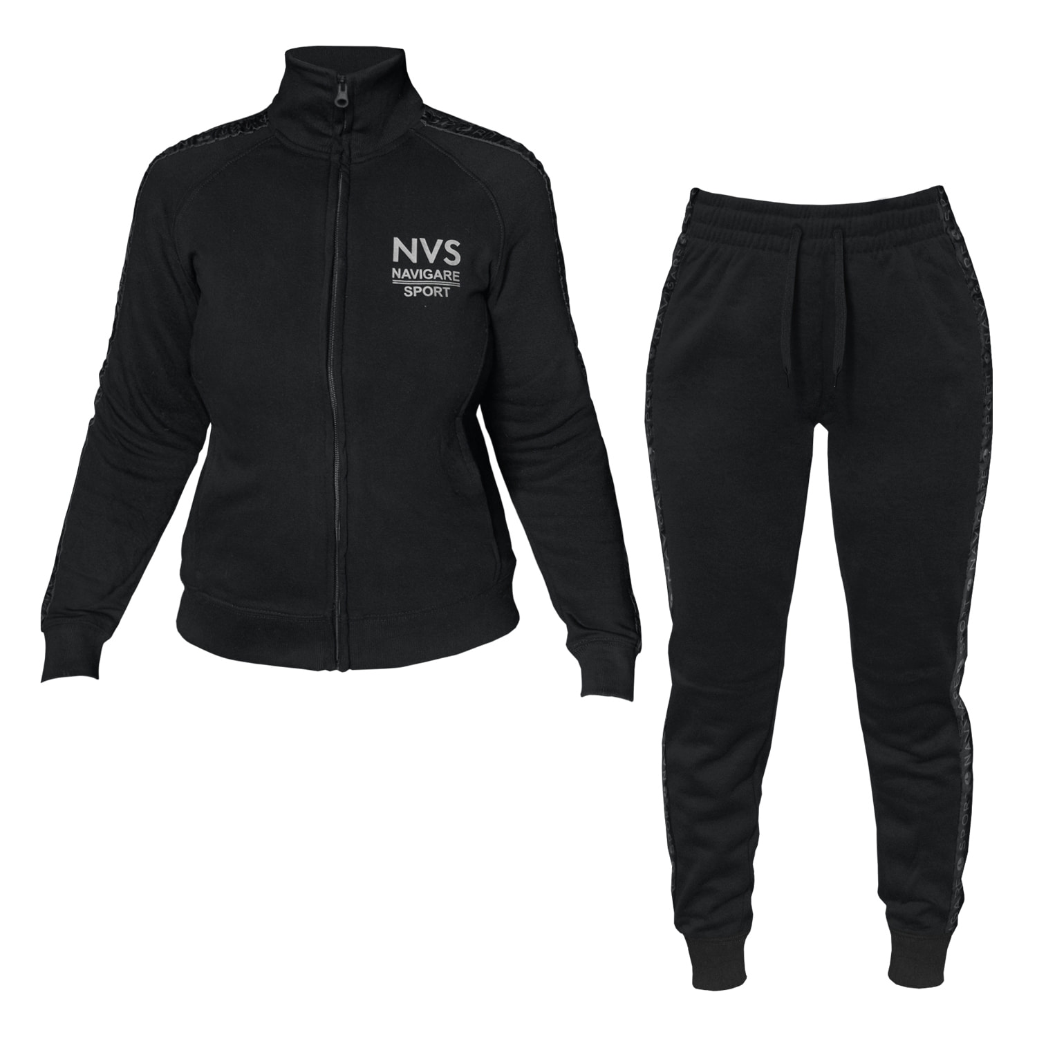 Tuta Donna NAVIGARE Cotone Felpato Zip