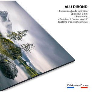 Tableau matin pluvieux en bavière Tableau alu Dibond