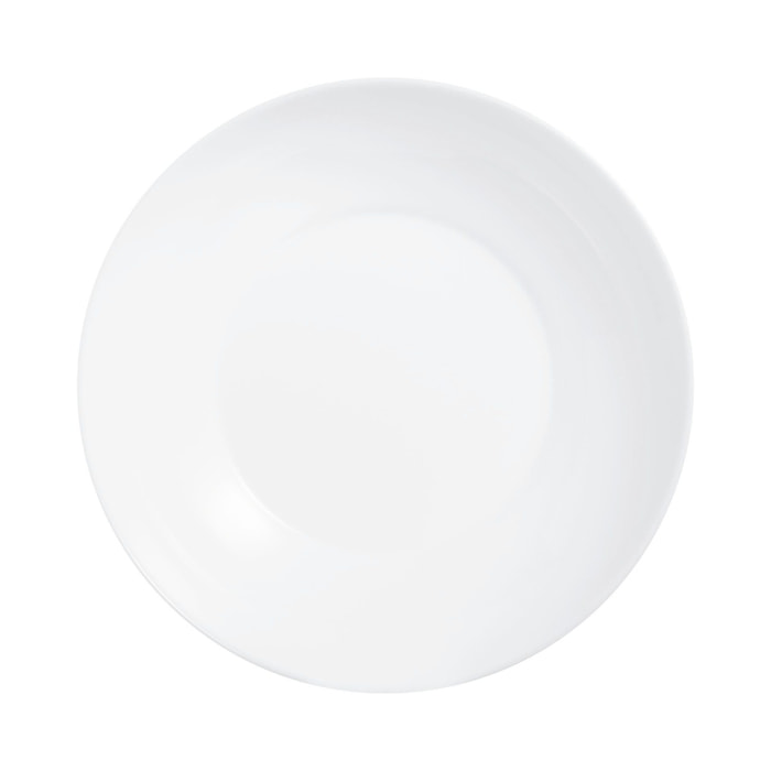 4 assiettes creuses blanches 20 cm Apy - Luminarc