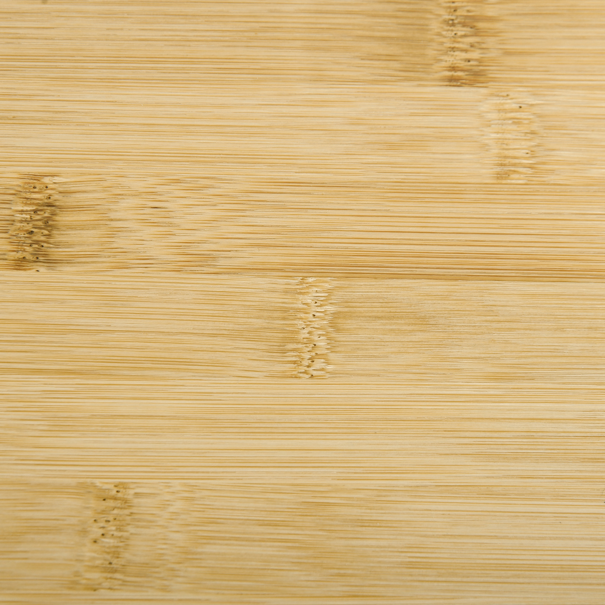Desserte de cuisine multi-rangements - dim. 73L x 50l x 91H cm - poignées métal MDF blanc plateau bois bambou verni