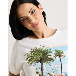 Camiseta Manga Corta Blanco - Londry