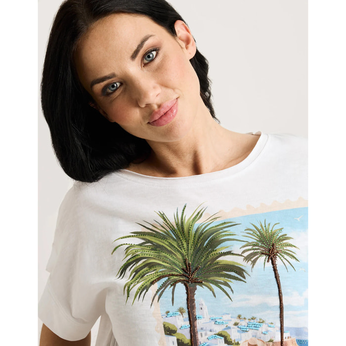 Camiseta Manga Corta Blanco - Londry