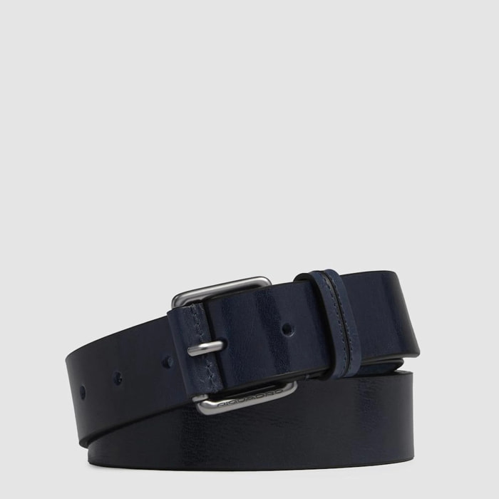 Piquadro Cintura in pelle con fibbia ad ardiglione