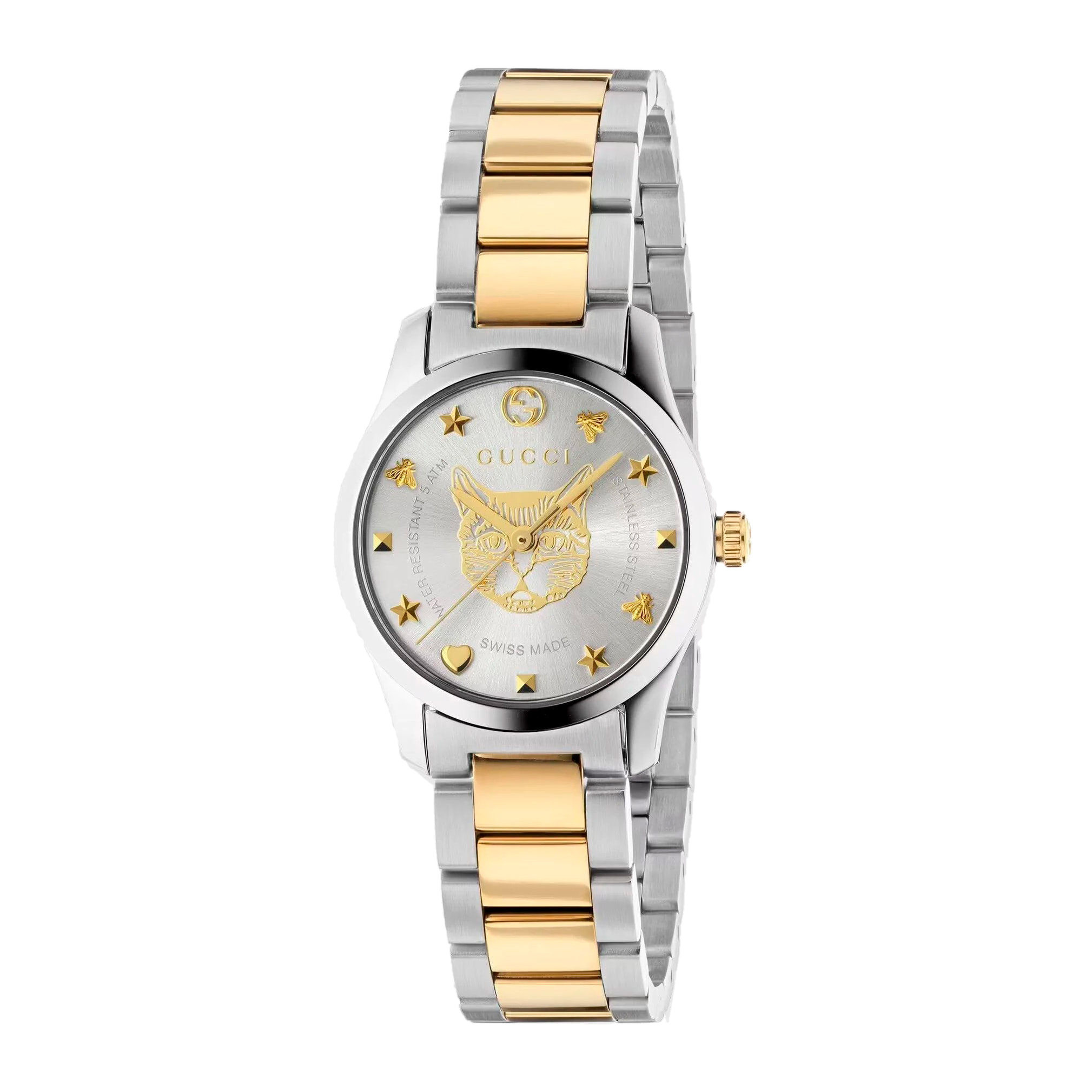 Reloj Gucci YA126596 Mujer Analogico Cuarzo con Correa de Acero inoxidable