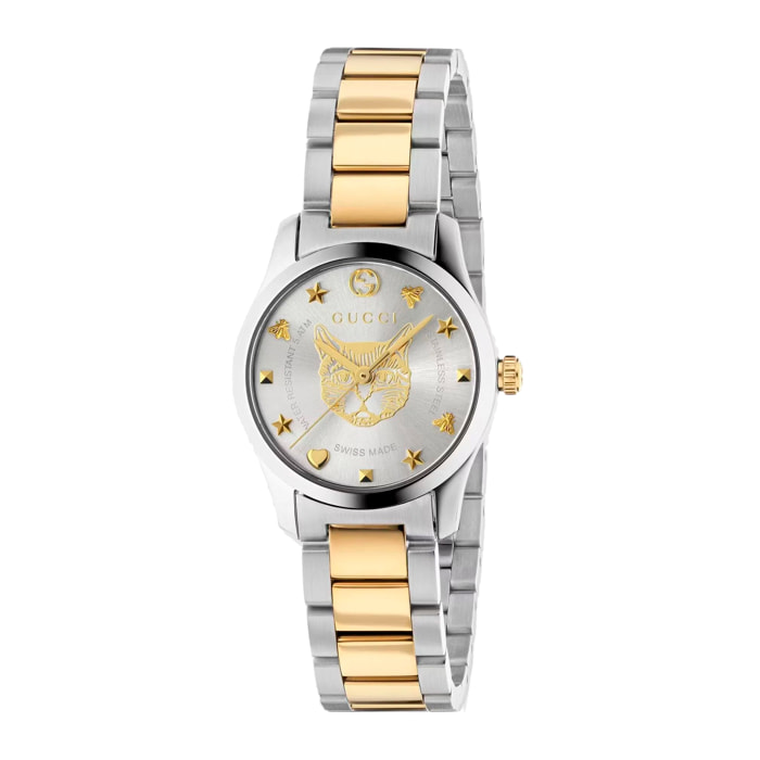 Reloj Gucci YA126596 Mujer Analogico Cuarzo con Correa de Acero inoxidable