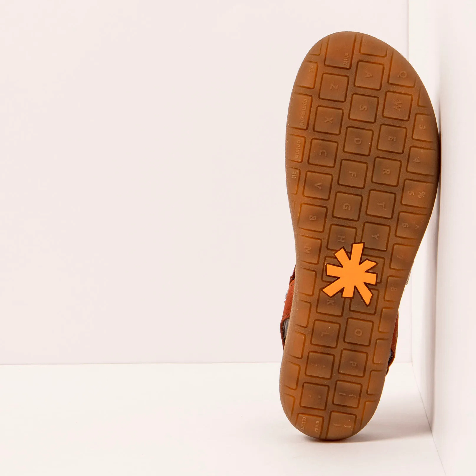 Sandalias 1714 MULTI D.ORANGE-CREAM /RHODES color D.orange-cream