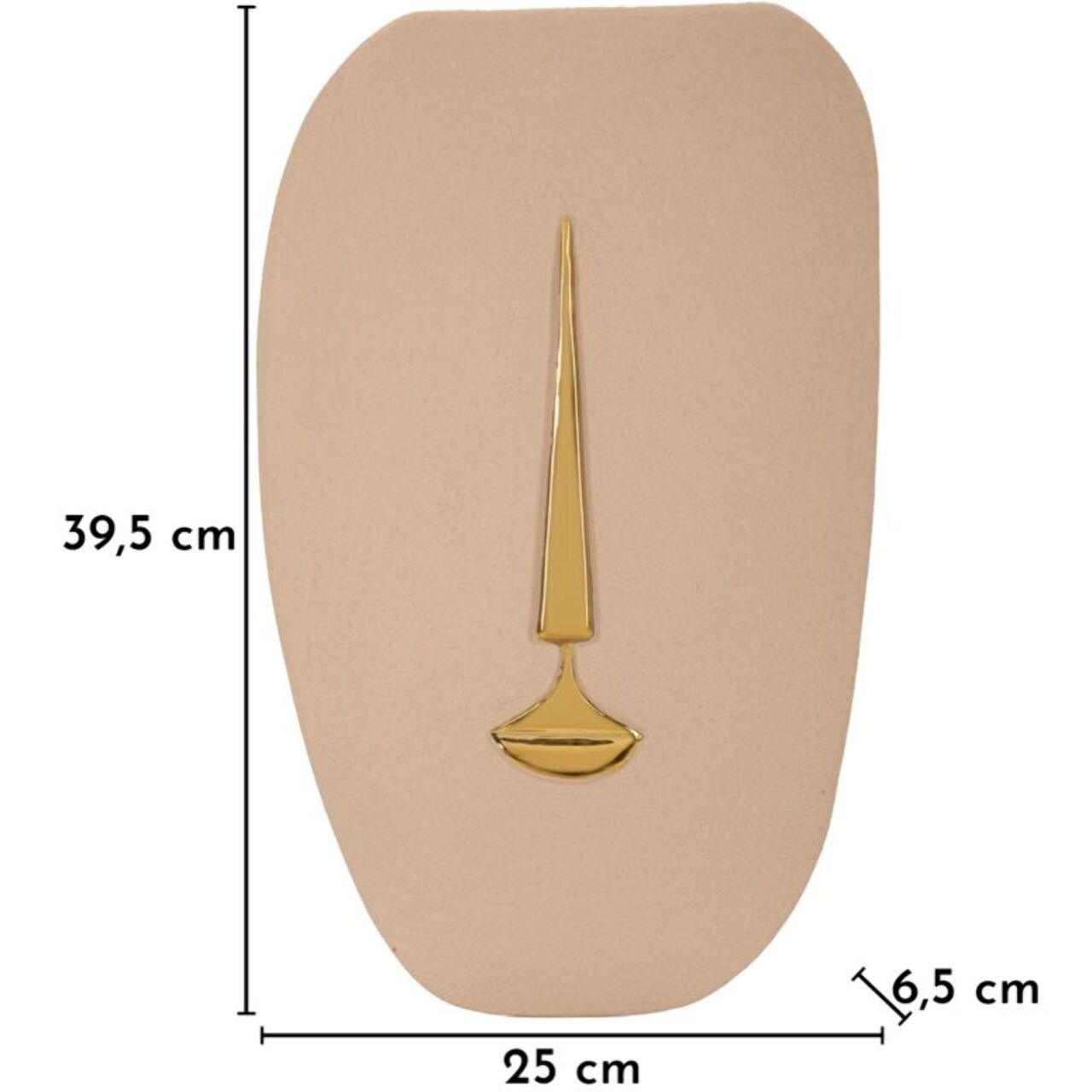 DECORAZIONE MURALE LAGOS CM 25X6,5X39,5