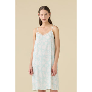 Camicia da notte in viscosa articolo floret. Noidinotte